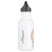 Yoga Woman individuelle Name Wasserflaschen Edelstahlflasche (Links)