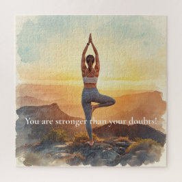 Yoga Woman- Mindfulness Morning  Puzzle
