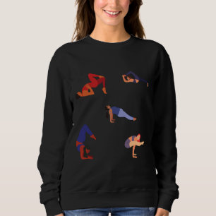 Yoga Women Balancing Posen Sweatshirt