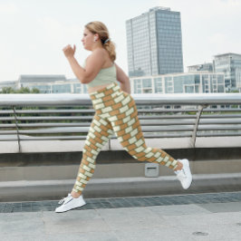 Yoga Workout-Leggings für schönes Brick Pattern Leggings
