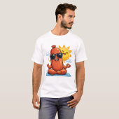 Yoga-Wurst T-Shirt (Vorne ganz)