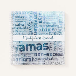 Yoga Yamas Mindfulness Journal Notizblock