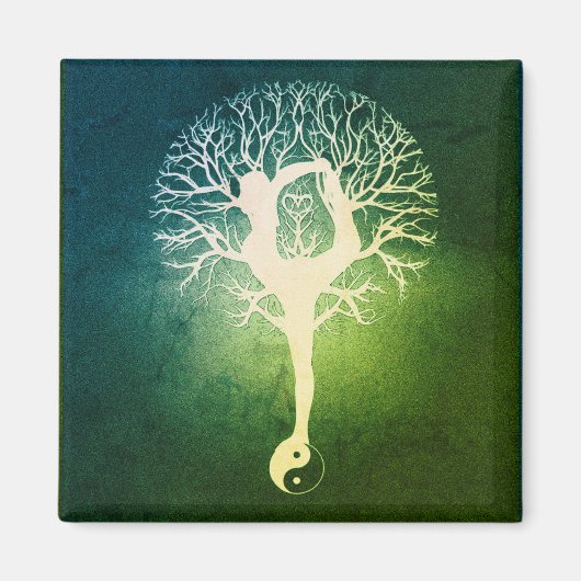 Yoga Yin Yang Magnet (Vorne)