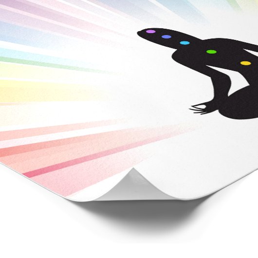 Yoga-Yoga-Chakra-System zen aura ohm chi energy Poster (Ecke)