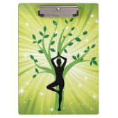 Yoga Yogi Chakra Energy Chi Klemmbrett (Vorderseite)