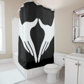 Yoga Yoni Mudra Duschvorhang (Beispiel)