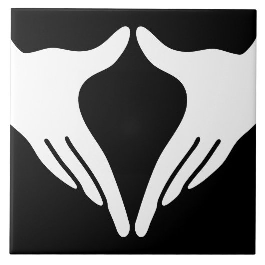 Yoga Yoni Mudra Fliese (Vorderseite)