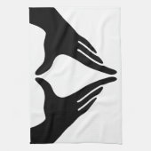 Yoga Yoni Mudra Geschirrtuch (Vertikal)