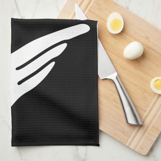 Yoga Yoni Mudra Geschirrtuch (Viertel Falte)