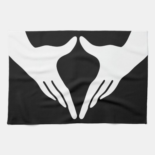 Yoga Yoni Mudra Geschirrtuch (Horizontal)