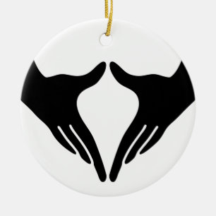 Yoga Yoni Mudra Keramikornament