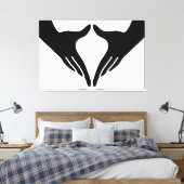 Yoga Yoni Mudra Leinwanddruck (Insitu (Schlafzimmer))