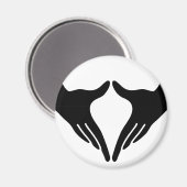 Yoga Yoni Mudra Magnet (Vorderseite/Rückseite)