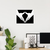 Yoga Yoni Mudra Poster (Heimbüro)