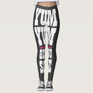 Yoga YUM YUM YUM YUM YUM Leggings