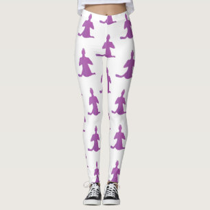 Yoga-Zahl, Sukhasana Pose, kundenspezifische Leggings