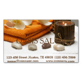 Yoga Zen Aromatherapie Skincare WELLNESS-CENTER Ma Magnetische Visitenkarte (Vorderseite)