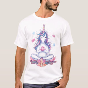 Yoga Zen Einhorn (1) T-Shirt
