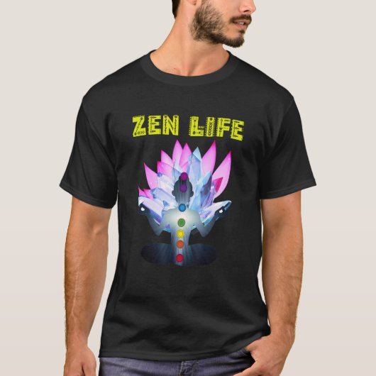 Yoga Zen Zen Yoga Style Zone Yoga Idee Namast T-Shirt (Vorderseite)