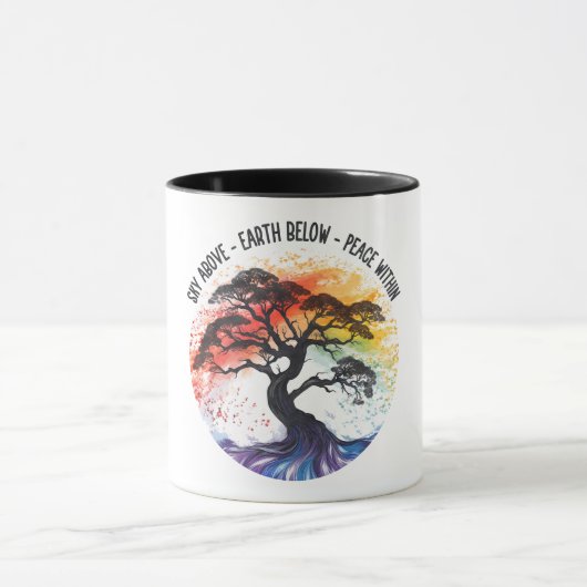 Yoga-Zitat/Sprichwort Tasse (Zentrum)