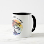 Yoga-Zitat/Sprichwort Tasse (VorderseiteRechts)