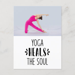 Yoga-Zitate Postkarte