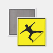 Yoga-Zone Magnet (Vorderseite/Rückseite)