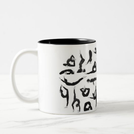 Yoga Zweifarbige Tasse (Links)