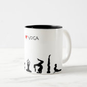 Yoga Zweifarbige Tasse (VorderseiteRechts)