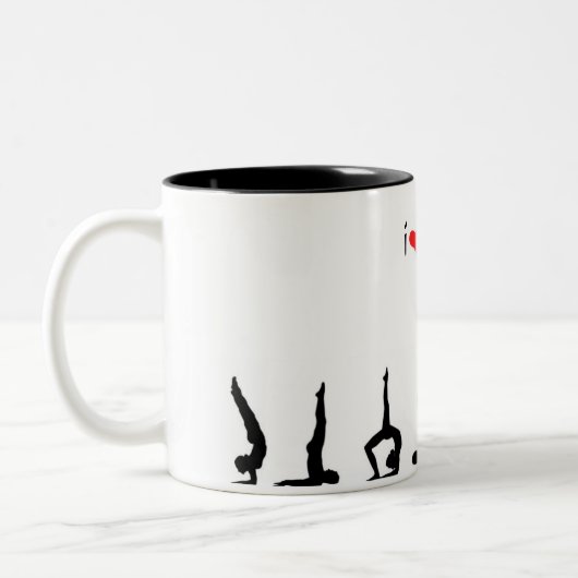 Yoga Zweifarbige Tasse (Links)