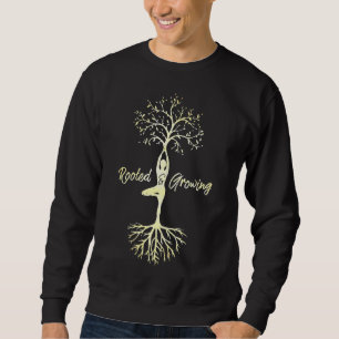 Yogabaum von Frauen mit Redewendungen Vriksasana H Sweatshirt