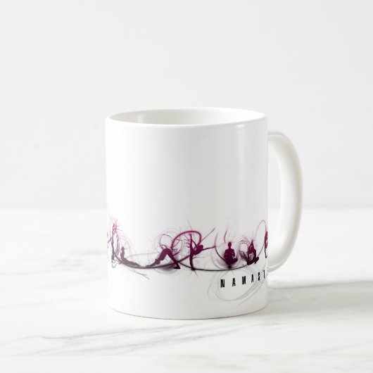Yogabewegung Kaffeetasse (VorderseiteRechts)