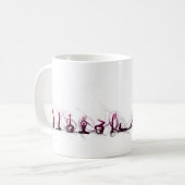 Yogabewegung Kaffeetasse (Vorderseite Links)
