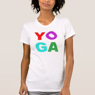 Yogabuchstaben T-Shirt