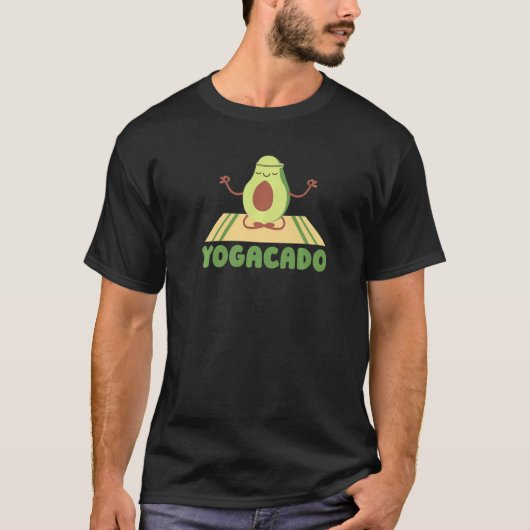 Yogacado Indian Meditation Spiritualität Übung T-Shirt (Vorderseite)