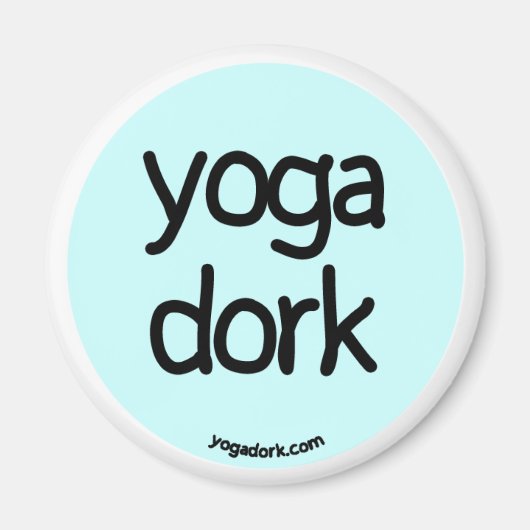 Yogadork-Magnet lt. aquamarin Magnet (Vorne)