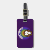 Yogaeule Gepäckanhänger (Vorderseite vertikal)