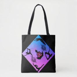 Yogafashion für Sportfans mit aktivem Achtsamkeit Tasche