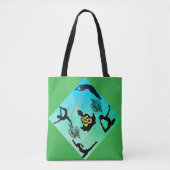 Yogafashion für Sportfans mit aktivem Achtsamkeit Tasche (Vorderseite)