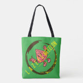 Yogafashion für Sportfans mit aktivem Achtsamkeit Tasche (Rückseite)