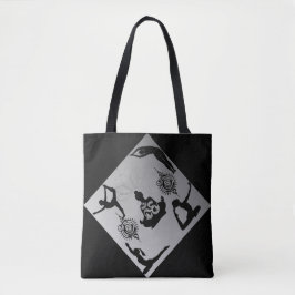 Yogafashion für Sportfans mit aktivem Achtsamkeit Tasche