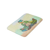 Yogafrosch Badematte (Schrägansicht)