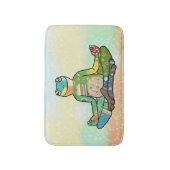 Yogafrosch Badematte (Vorderseite Vertikal)