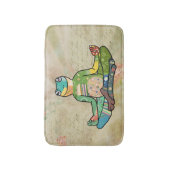 Yogafrosch Badematte (Vorderseite Vertikal)