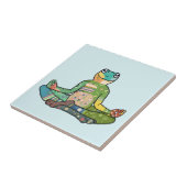 Yogafrosch Fliese (Seite)