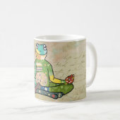 yogafrosch kaffeetasse (VorderseiteRechts)