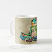 yogafrosch kaffeetasse (Vorderseite Links)