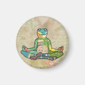 Yogafrosch Magnet (Vorne)