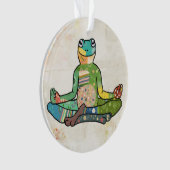yogafrosch ornament (Vorderseite)