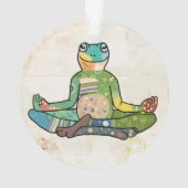 yogafrosch ornament (Rückseite)